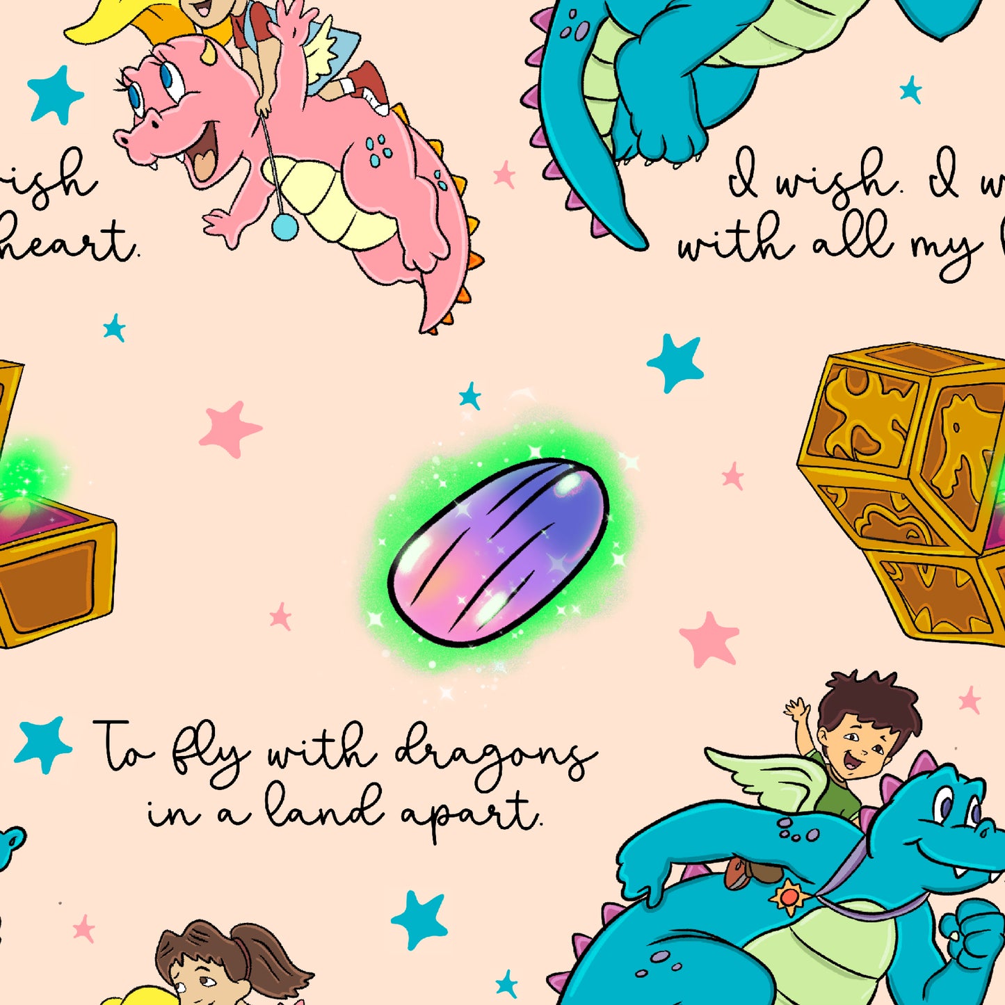 Dragon Tales Seamless