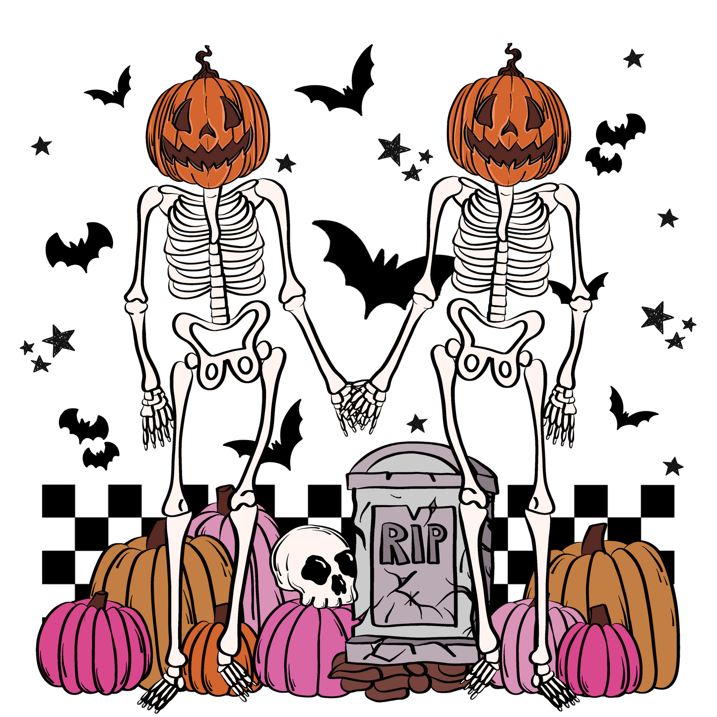 Skelly Besties PNG