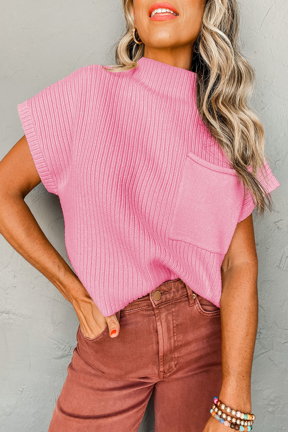 Ribbed Knit Sweater RTS