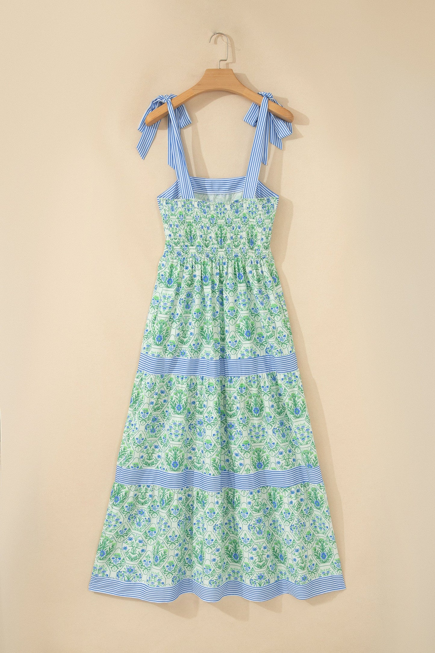 Geometric Floral Dress