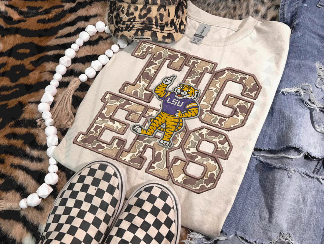 Camo Mascot CC Tee