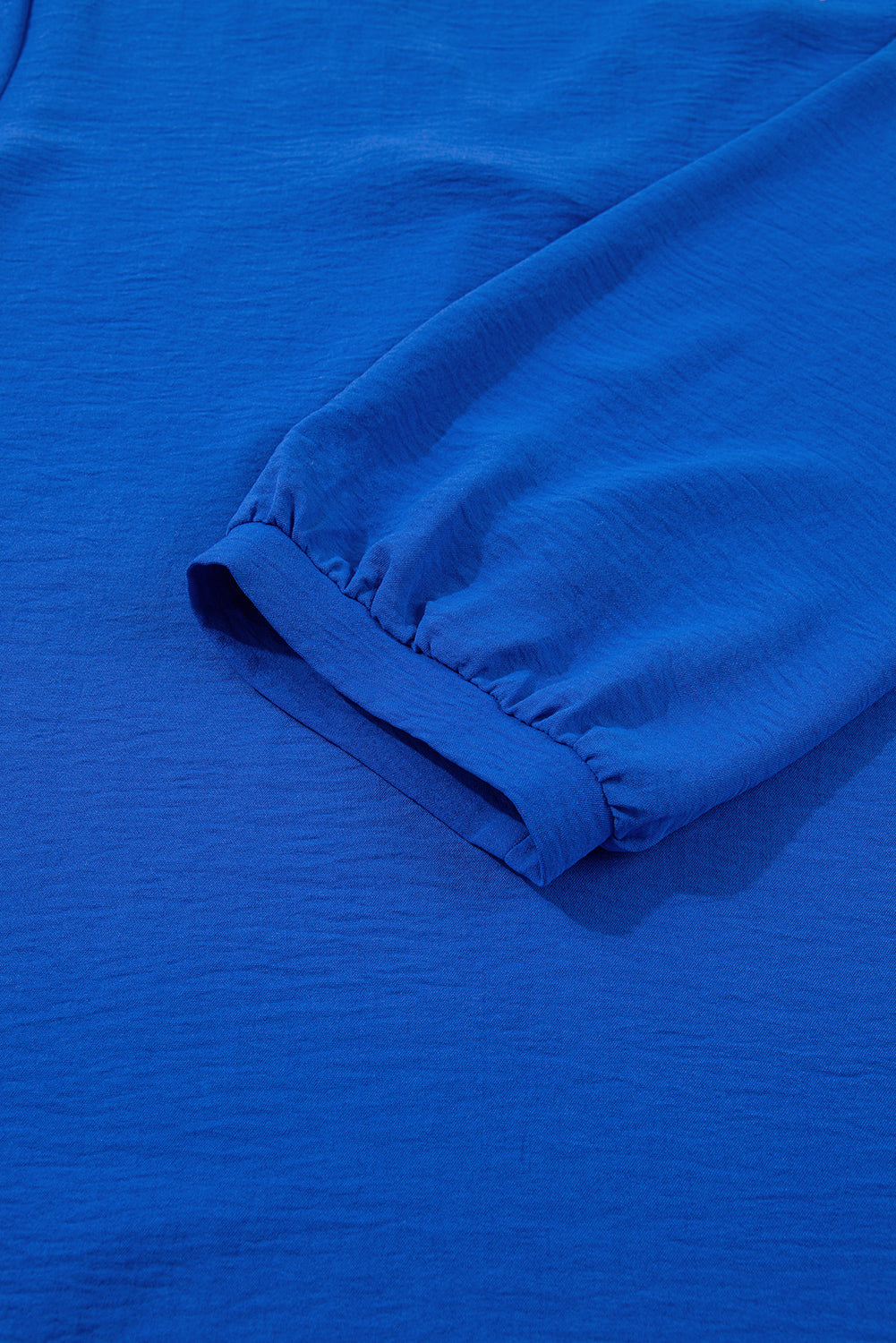 Blue Frilled Shift Dress