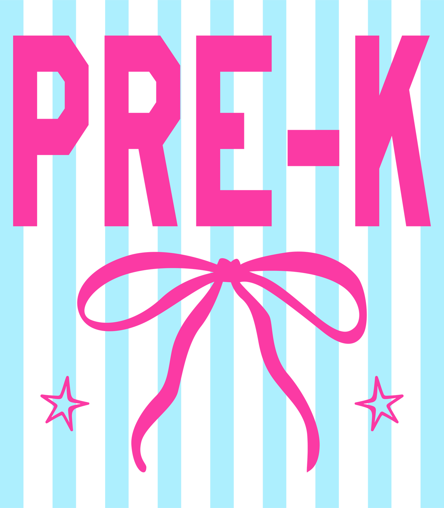 Striped Back to School PNG Bundle