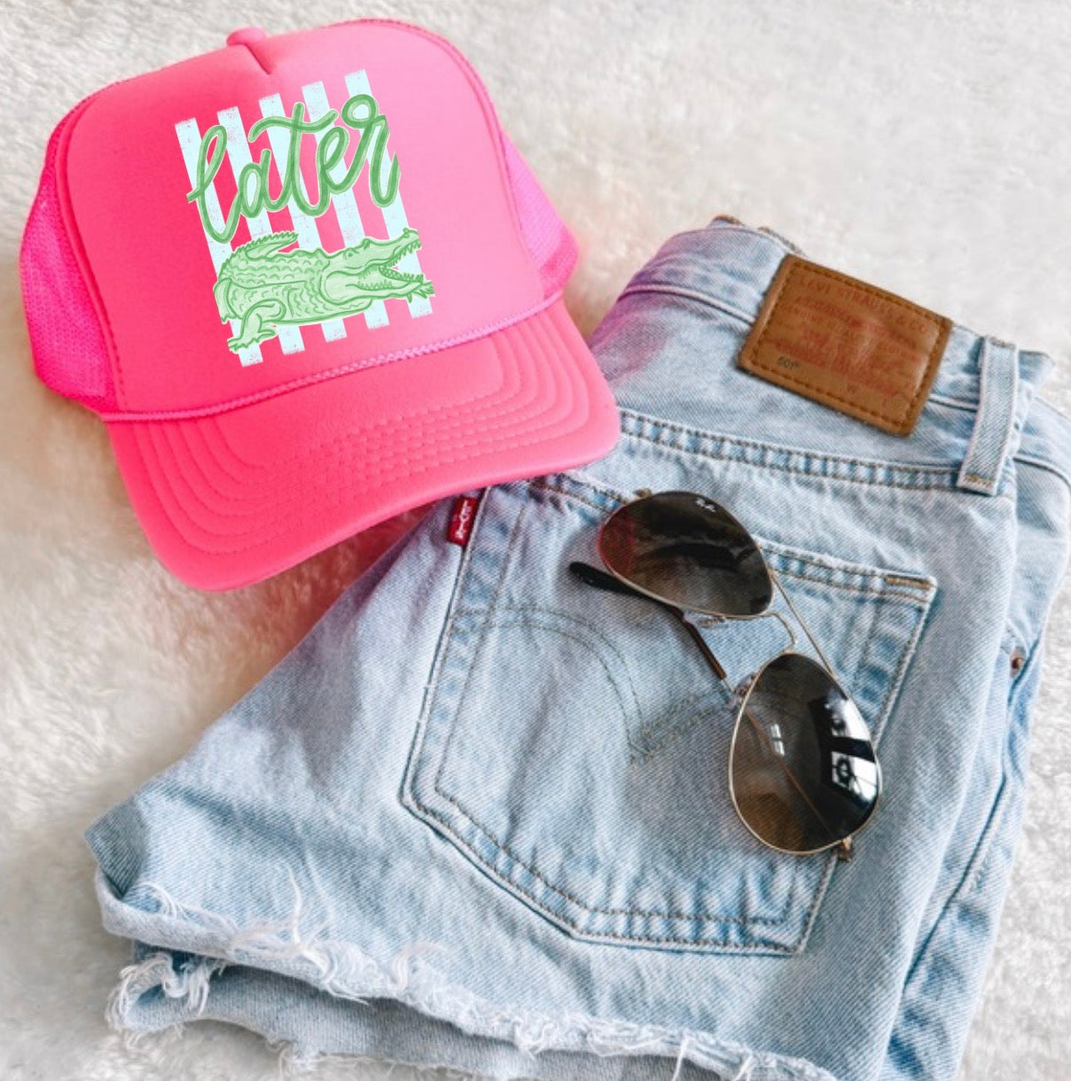 Later Gator Trucker Hat.