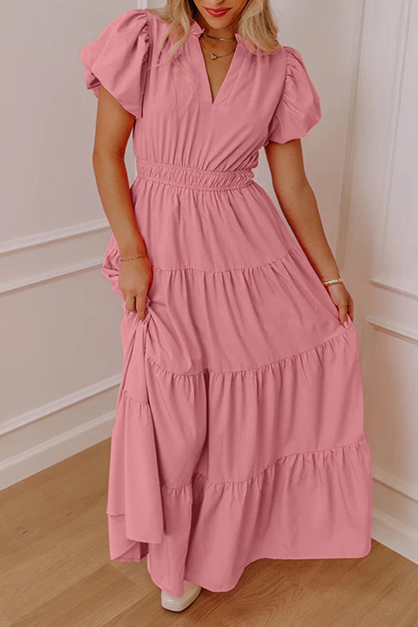 Waist Tiered Dress