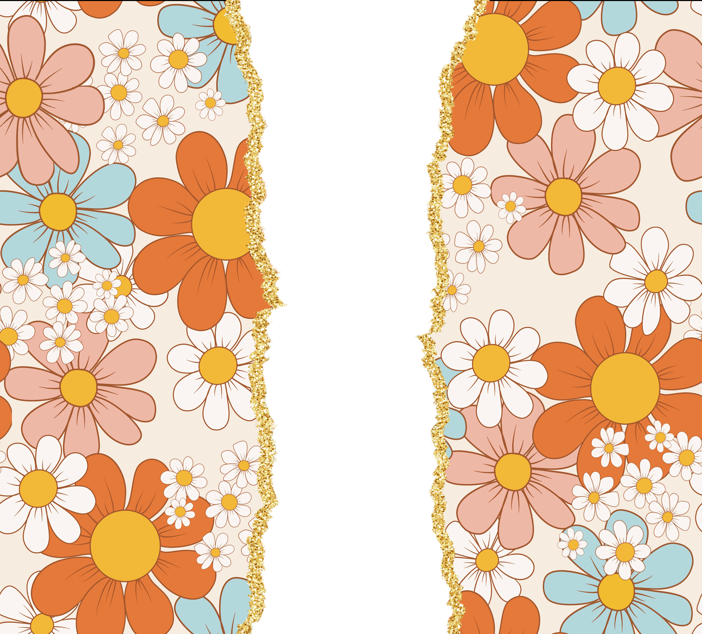 Floral Customized Tumbler Wrap