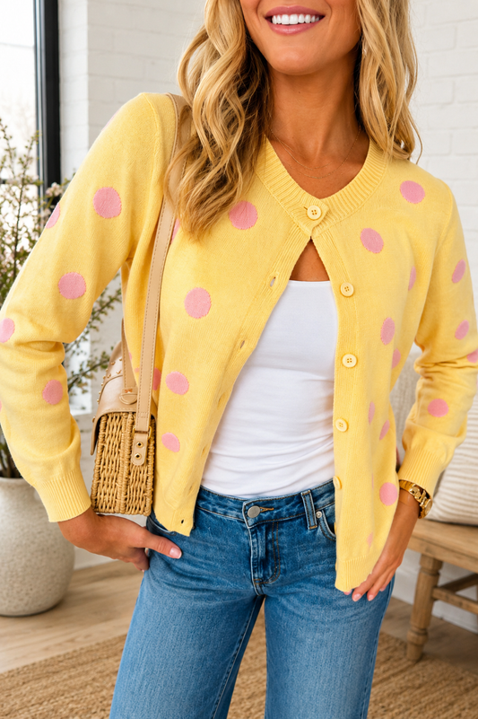 Polka Dot Cardigan