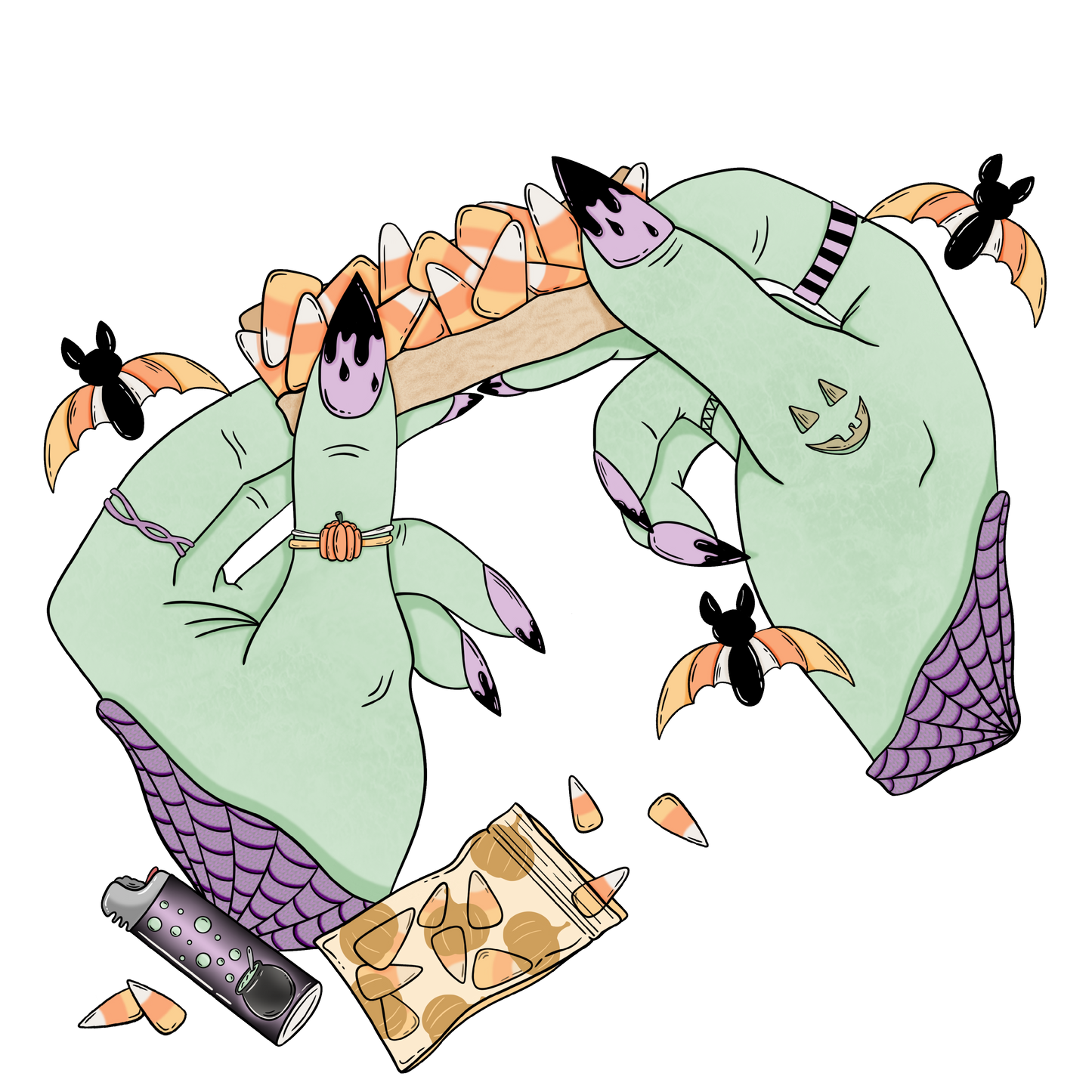 Burn Blunts not Witches PNG