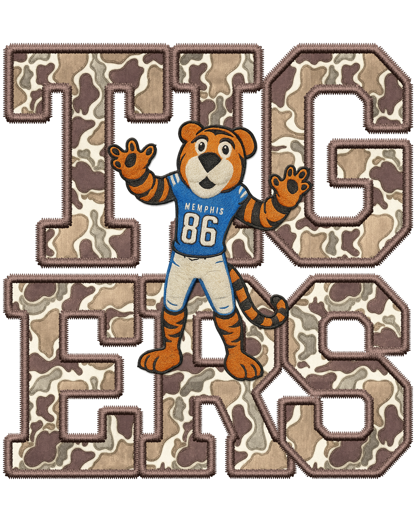 Camo Mascot PNG