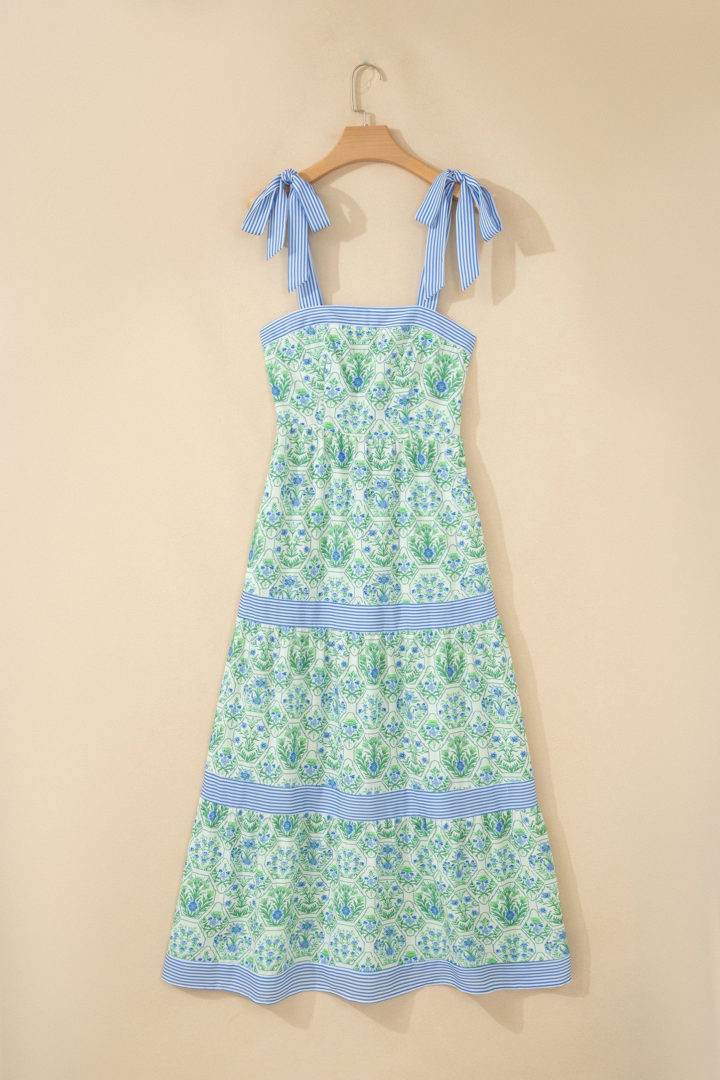 Geometric Floral Dress